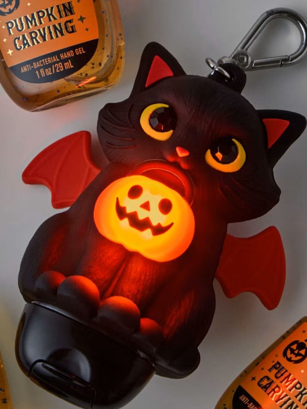 Bath and Body Works "Light-up Spooky Kitty PocketBac Holder w/ Sanitizer